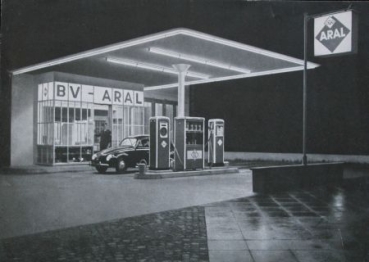 Preview: BV Aral Benzol "Kraftstoff aus Kohle" 1950 Tankstellenprospekt (4411)